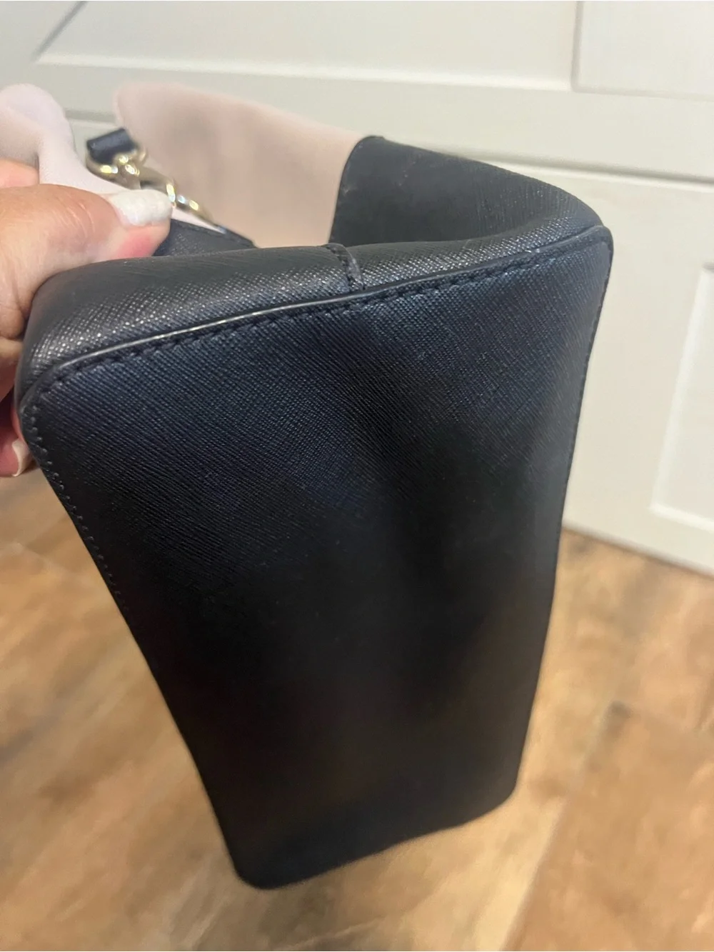 Kate Spade Laurel Way Saffiano Leather Colorblock Satchel Bag